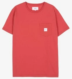 Makia Miesten T-paita, Square Pocket T-Shirt Punainen
