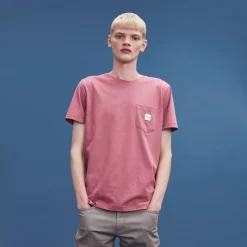Makia Miesten T-paita, Square Pocket T-Shirt Vaaleanpunainen