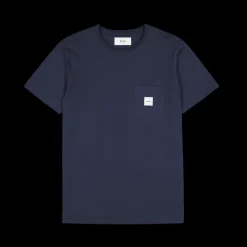 Makia Miesten T-paita, Square Pocket T-Shirt Tummansininen