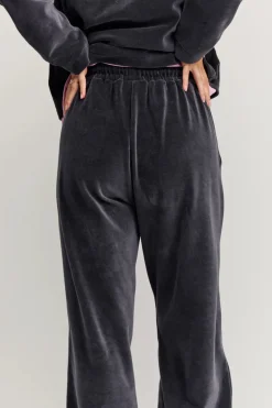 Makia naisten housut Anne Trousers, tummanharmaa