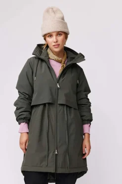 Makia naisten takki, K-LAINA JACKET Tummanvihreä