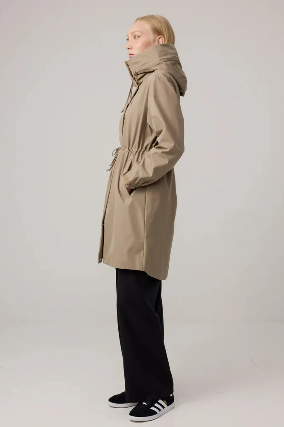 Makia naisten takki Rylie Jacket, ruskeanharmaa