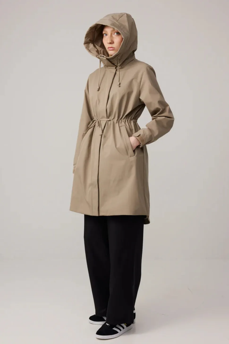 Makia naisten takki Rylie Jacket, ruskeanharmaa