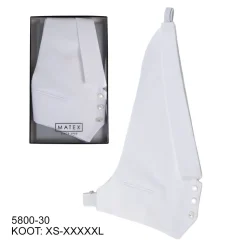 Matex frakkiliivi Valkoinen