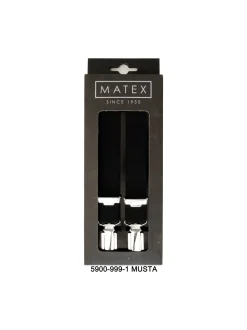 Matex miesten Henkselit Musta