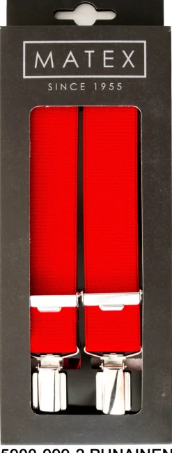 Matex miesten Henkselit, OLKAIMET PUNAINEN PUNAINEN