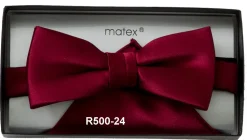 Matex rusetti ja taskuliina Viininpunainen