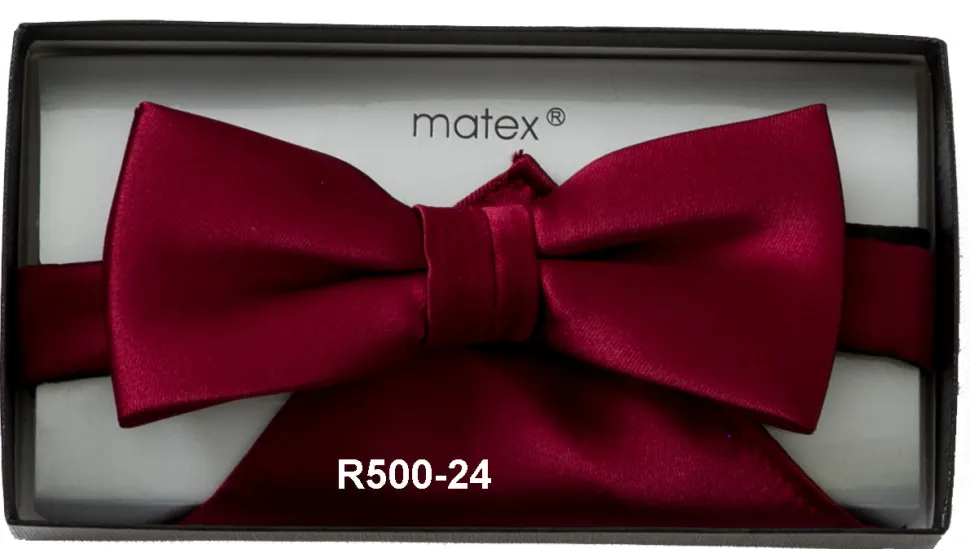 Matex rusetti ja taskuliina Viininpunainen