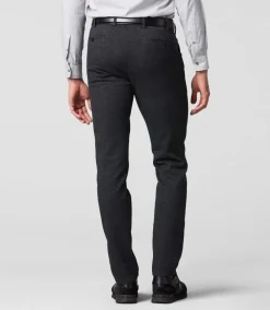 Meyer miesten puuvillahousut, BONN 5585 HERRINGBONE Harmaa Kuosi