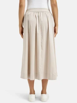 Milano Italy naisten hame, MID SKIRT Hiekka