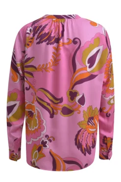 Milano Italy naisten pusero, BLOUSE BARBIE PRINT Pinkki Kuosi