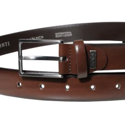 Monti Miesten Nahkavyö, Chicago Tummanruskea