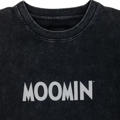 Moomin Martinex x Mert Otsamo T-Paita, Moomin x Mert Otsamo T-Paita Logo Unisex Tummanharmaa