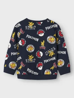 Name It lasten collegepusero, NMMSILO POKEMON REG SWEATSHIRT Tummansininen