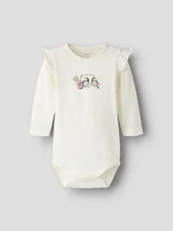 Name It body NBFBIRDY LS BODY, luonnonvalkoinen