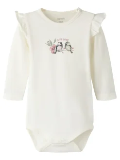 Name It body NBFBIRDY LS BODY, luonnonvalkoinen