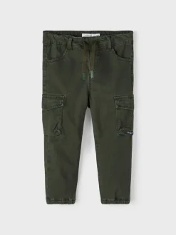 Name It housut, NMMBEN CARGO R TWI PANT Armeijanvihreä