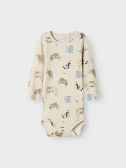 Name It lasten body, NBMSANDERS M LS BODY Vaalea Beige