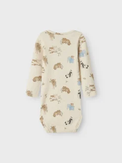 Name It lasten body, NBMSANDERS M LS BODY Vaalea Beige