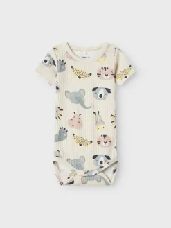 Name It lasten body, NBNOSUMMER SS BODY Vaalea Beige