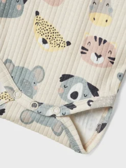 Name It lasten body, NBNOSUMMER SS BODY Vaalea Beige