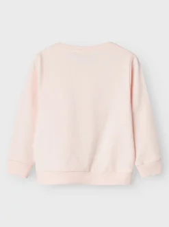 Name It lasten college, NMFKRISTINE LIGHT SWEAT Vaaleanpunainen