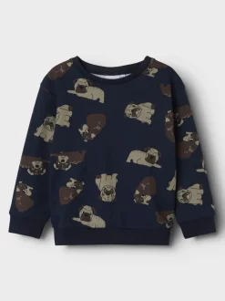 Name It lasten college, NMMRASMUS REG SWEAT Tummansininen