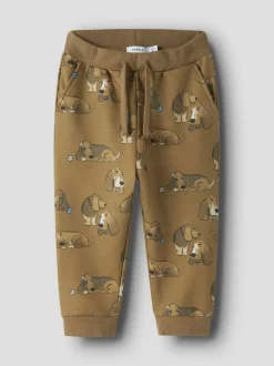 Name It lasten collegehousut, NMMKODY NREG SWEAT PANT UNB Keskiruskea