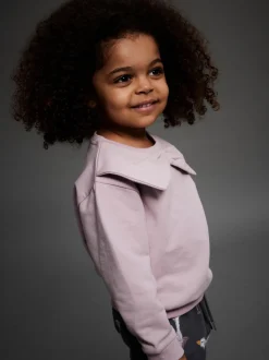 Name it lasten collegepaita NMFSOVEA LS NREG SWEATSHIRT, vaaleanpunainen