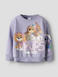 Name It lasten collegepaita NMFJARA PAW NREG SWEAT BRU NOOS, lila