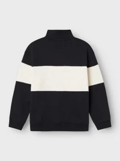 Name It Lasten Collegepaita, NKMRETA LS RLX SWEAT Musta