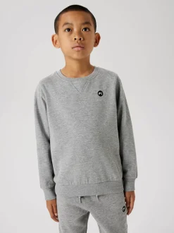 Name It lasten collegepusero, NKMVIMO LS SWEATSHIRT Vaaleanharmaa