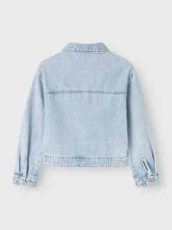 Name It lasten farkkutakki, NKFMILA DENIM JACKET Vaaleansininen