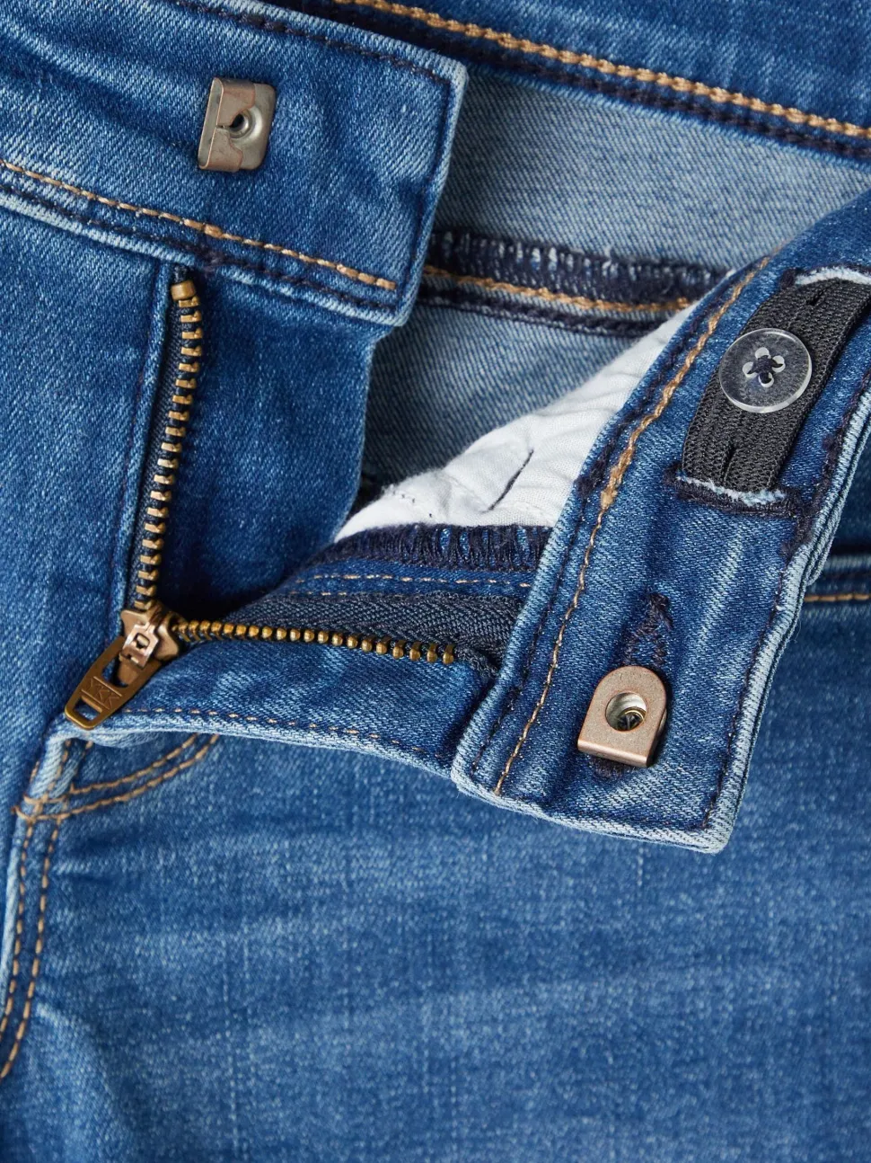 Name It lasten farkut, NKFPOLLY SKINNY BOOT JEANS 1142 Sininen, Indigo