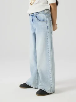 Name It lasten farkut NKFBELLA SKATER BUCKLE JEANS, vaaleansininen