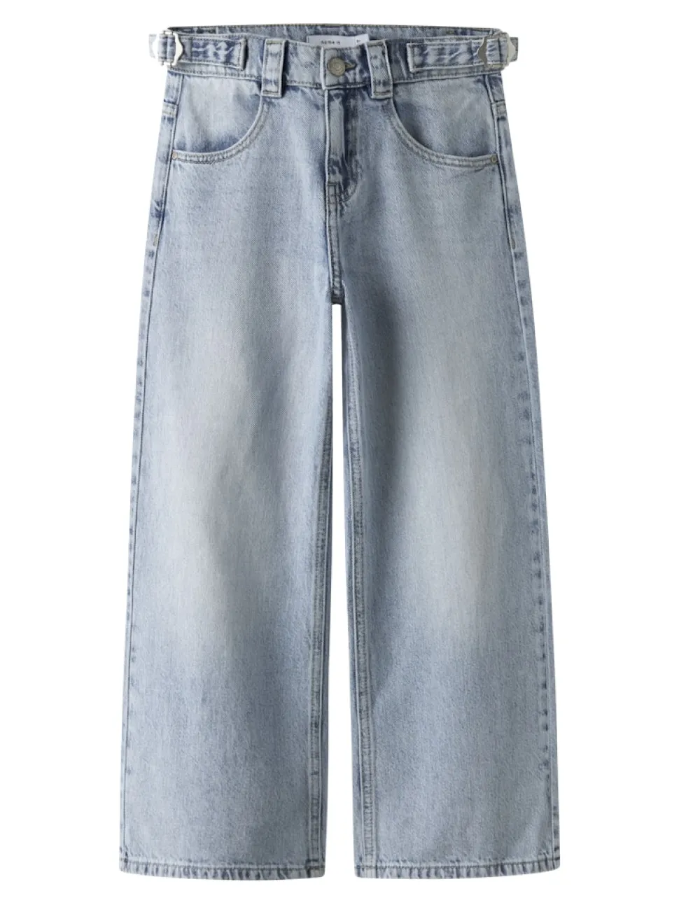 Name It lasten farkut NKFBELLA SKATER BUCKLE JEANS, vaaleansininen