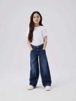 Name It Lasten Farkut, NKFROSE WIDE JEANS 5529 NOOS Indigo