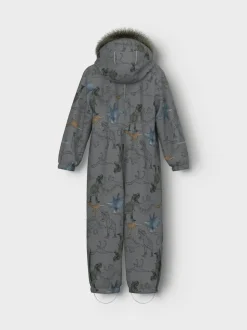 Name It Lasten Haalari, NMMSNOW10 SUIT NOOS Harmaa Kuosi