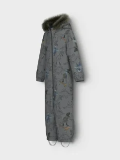 Name It Lasten Haalari, NMMSNOW10 SUIT NOOS Harmaa Kuosi