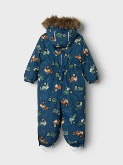 Name It Lasten Haalari, NMMSNOW10 SUIT NOOS Sininen Kuosi