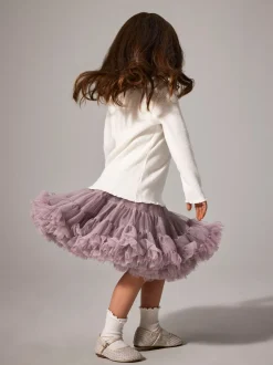 Name It lasten hame NMFRITUL TULLE SKIRT, vaaleanpunainen