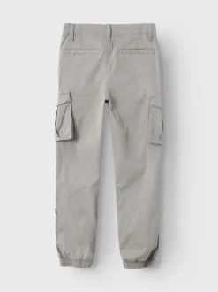 Name It Lasten Housut, Bamgo Reg Twill Harmaa