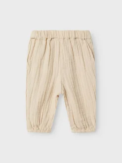 Name It lasten housut, NBNOSAFI PANT S Vaalea Beige