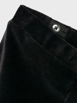 Name It Lasten Housut, NKFORINGE BOOTCUT VEL PANT Musta
