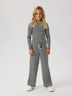 Name It Lasten Housut, NKFSURAJA STRAIGHT PANT NOOS Mustavalkoinen