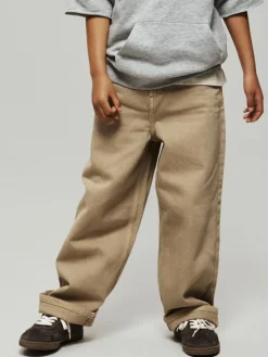 Name It lasten housut Nkmben X‑Skater Twill Pant, beige