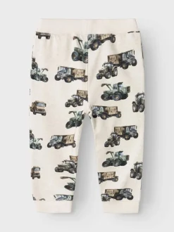 Name It Lasten Housut, NMMNIKLO REG SWEAT PANT Luonnonvalkoinen