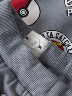 Name It lasten housut NMMSILO POKEMON NREG SWEATPANTS, keskiharmaa