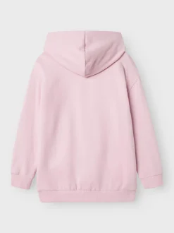 Name It lasten huppari, NKFSAKKO LS RLX LONF SWEAT Vaaleanpunainen