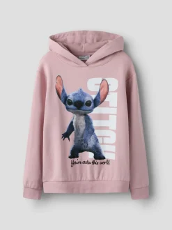 Name It lasten huppari NKFNIBUL STITCH SWEAT NOOS, vaaleanpunainen